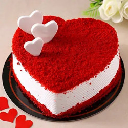 Luscious Heart Cake