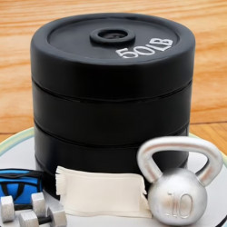 Weight Lifting Cake