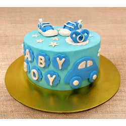 Baby Shower Shoes Cake