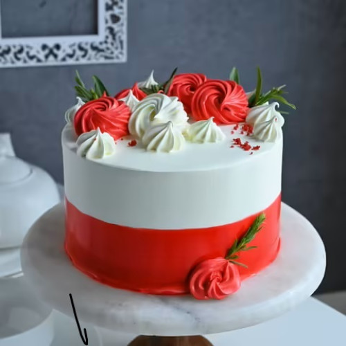 Red N White Cake