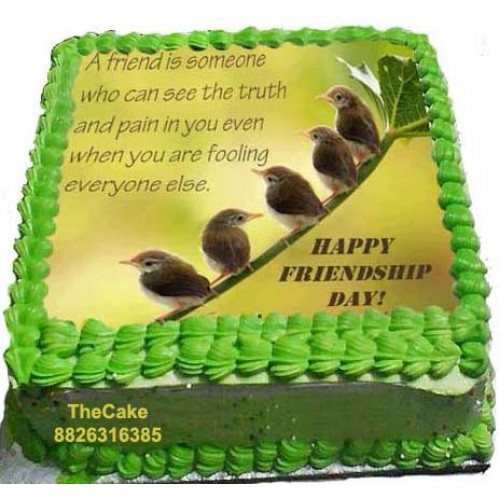 Friendship Theme Cake Friendship Theme Cake